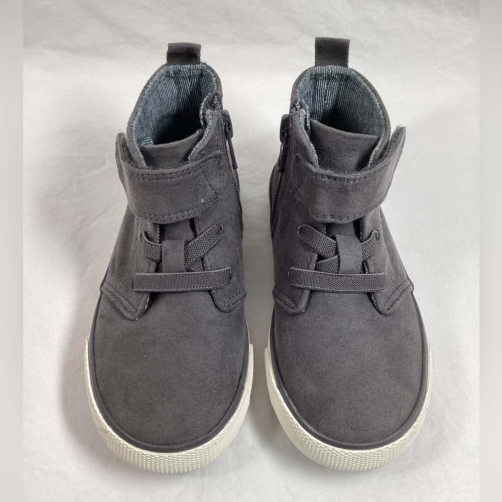 New Sneakers Gray Kids 8 Boy High-Top Shoes